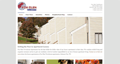 Desktop Screenshot of foxglentownhouses.com